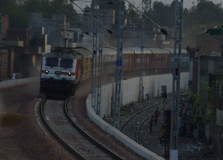 112 km on elevated track CRS special train ran at the speed of