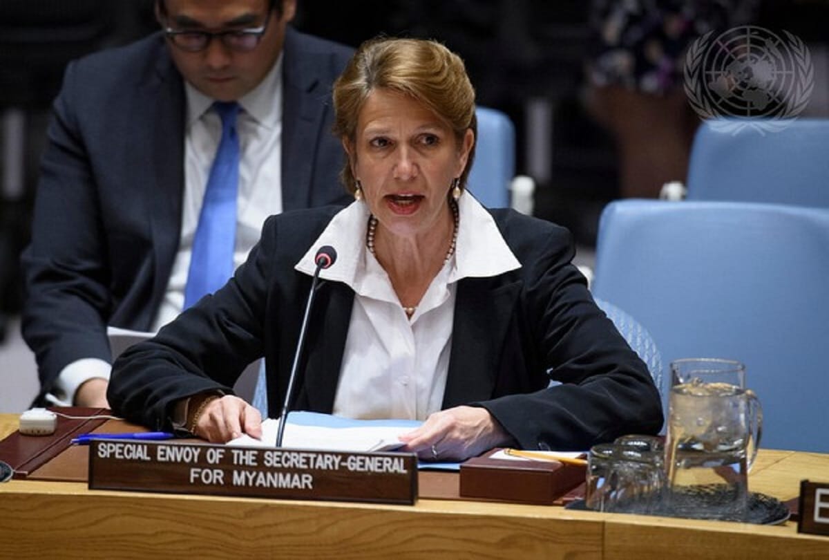 UN Secretary General special envoy Christine Schraner Burgener condemns bloodshed in Myanmar