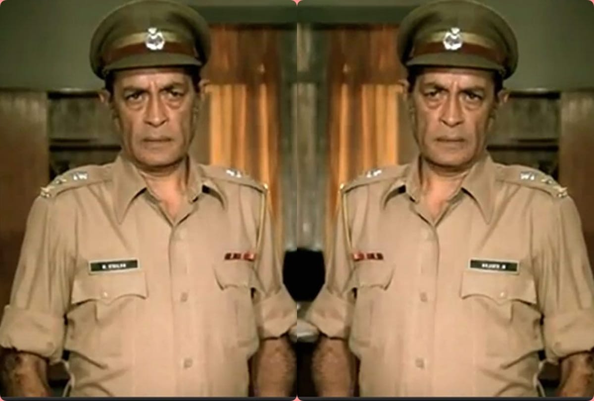 police commissioner of hindi movies, Iftekhar ahmed who played role in don to gambler and deewar
