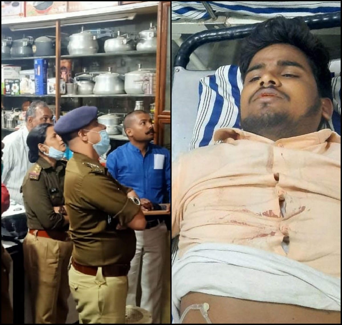 Kashi vidyapeeth student gun shot case police searching cctv footage of incident in varanasi