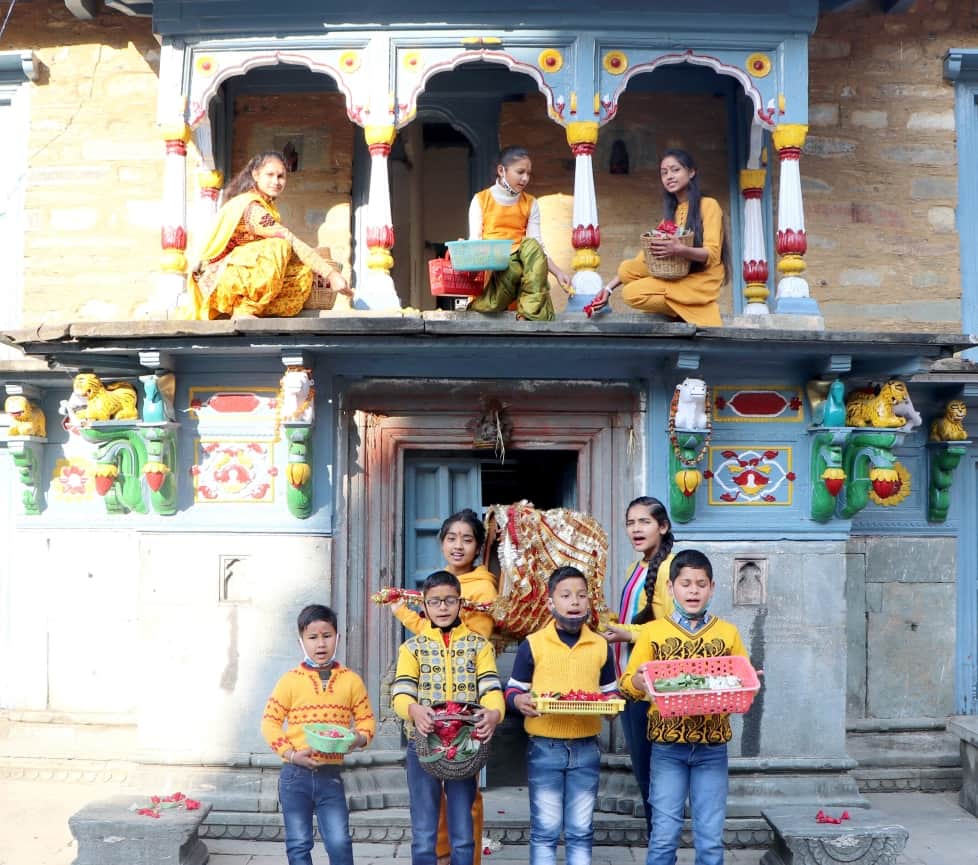 uttarakhand news : phool dei festival celebrate in uttarakhand watch photos