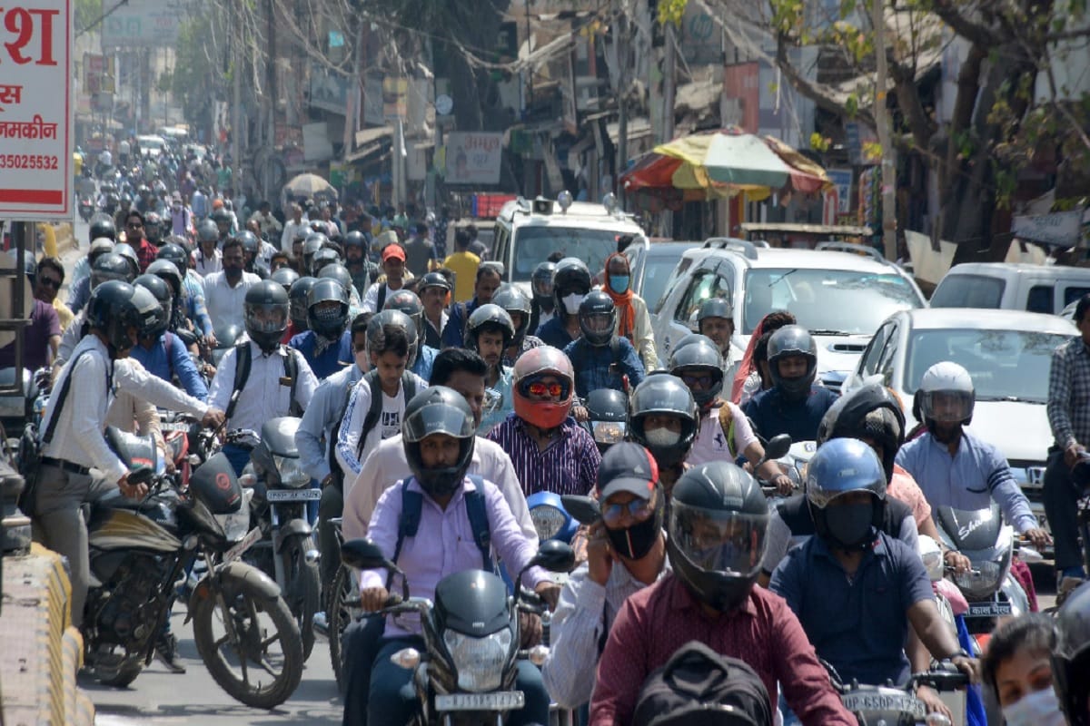 Traffic jam in Varanasi during President Ramnath Kovind visit