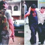 बाटला हाउस एनकाउंटर के दौरान ली गई तस्वीर