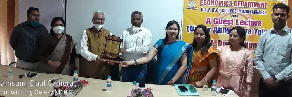 CCS University Professor Dinesh Kumar at DAV College