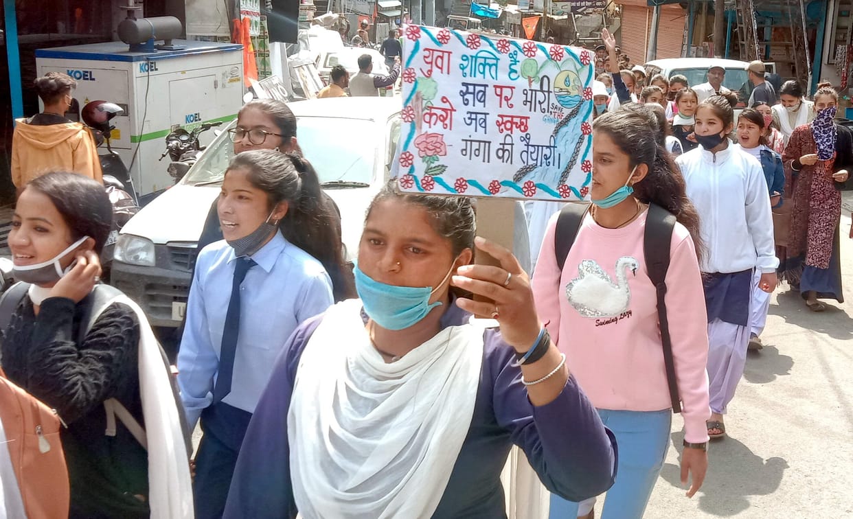 Ganga administered oath of cleanliness