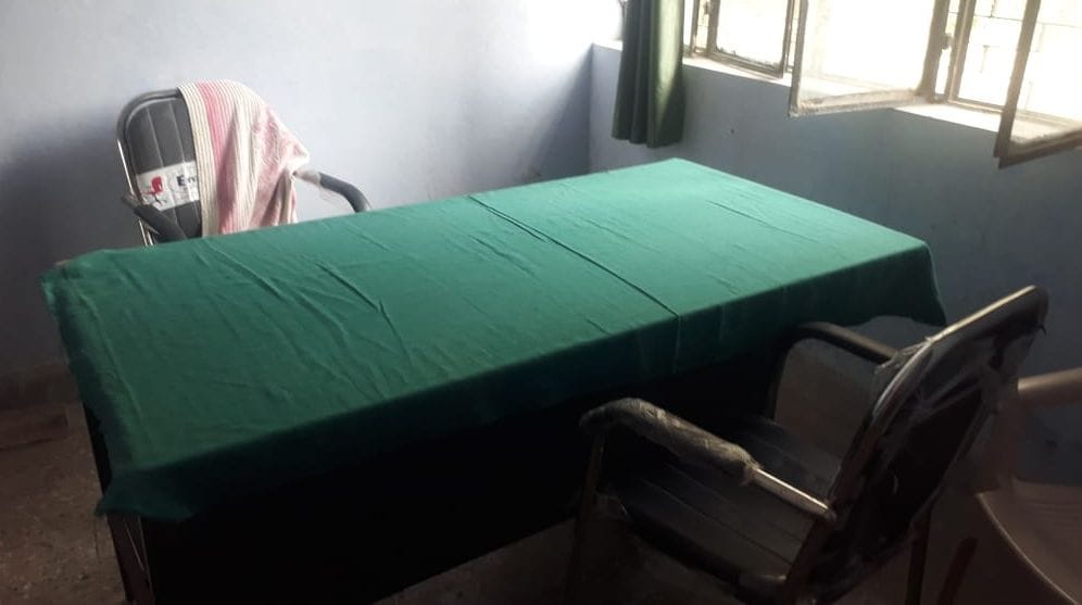 Somewhere the doctor is absent, then somewhere the pharmacist is running the hospital