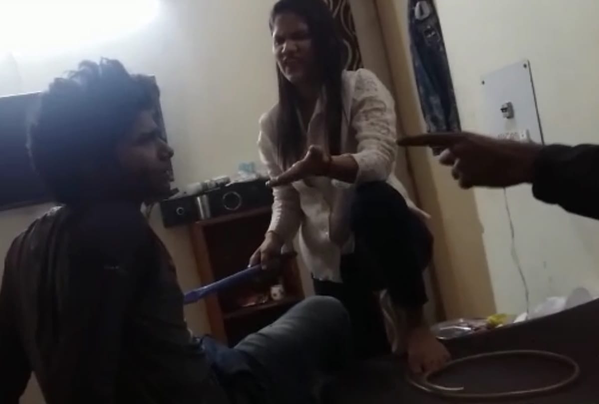 Gurugram lady called painter at home at brutally beaten him