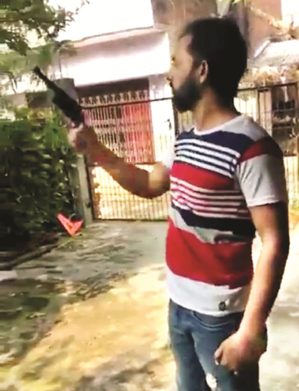 Live firing and bombing on camera, video viral