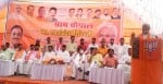धर्मापुर क्षेत्र के सरैयां गांव में भाजपा द्वारा आयोजित जन चौपाल में बोलते प्रदेश अध्यक्ष स्वतं