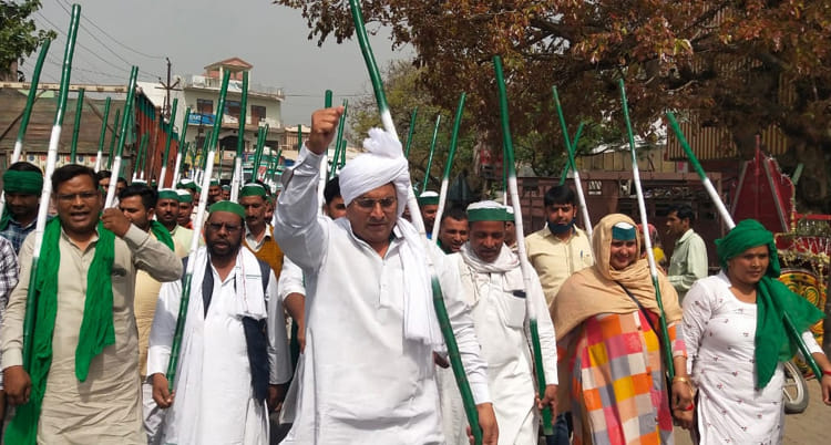 Bhartiya kisan union protest