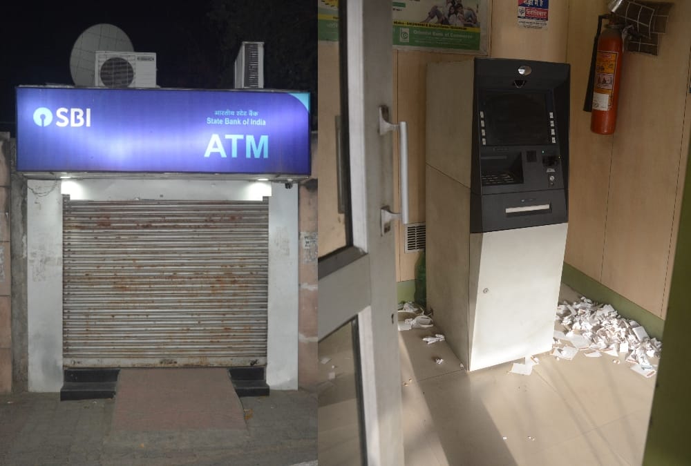 No money in ATMs because of bank strike.