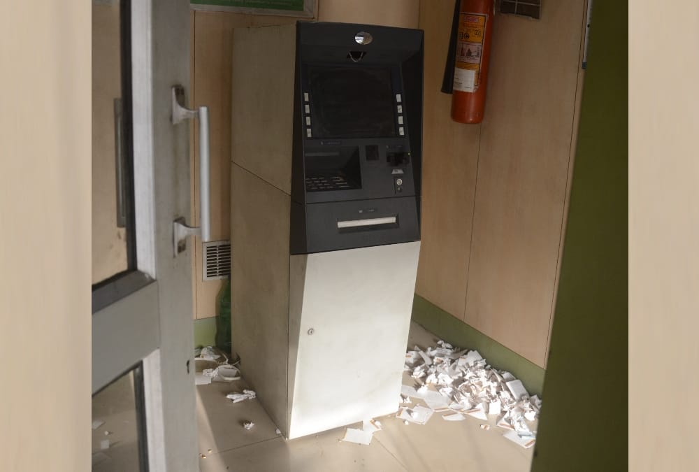 No money in ATMs because of bank strike.