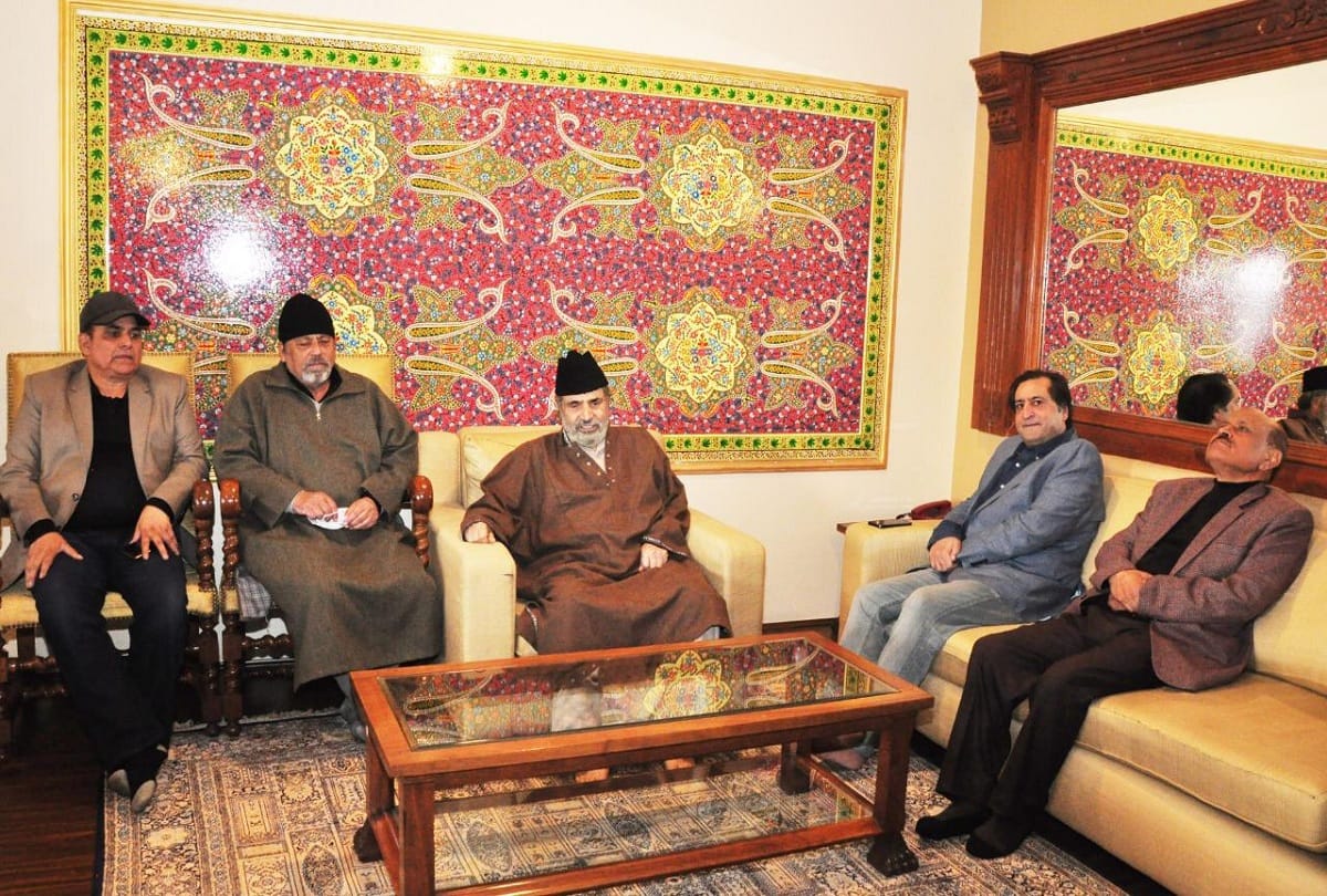 Former Deputy Chief Minister of Jammu and Kashmir Muzaffar Hussain Baig join Peoples Conference