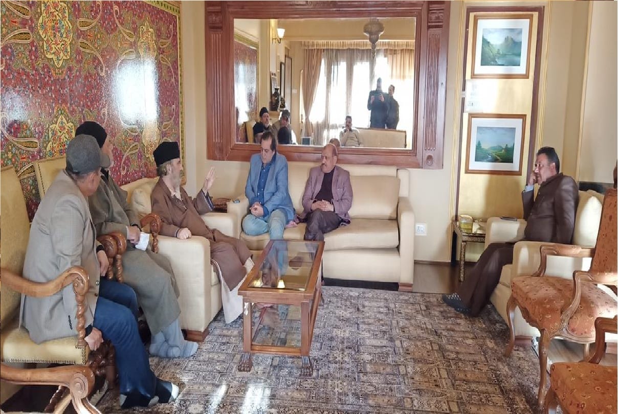 Former Deputy Chief Minister of Jammu and Kashmir Muzaffar Hussain Baig join Peoples Conference