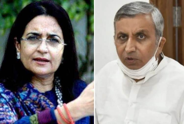 Debate Between Kiran Choudhry and Minister JP Dalal in Assembly