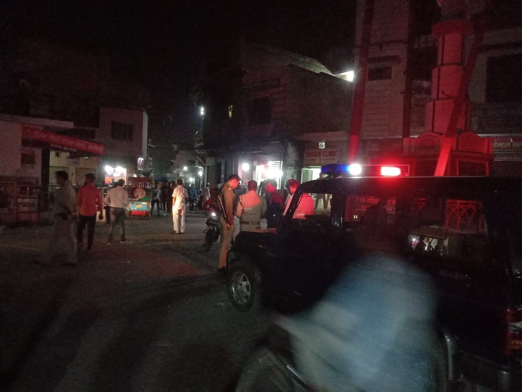 Two communities were beaten up when the bike hit the side