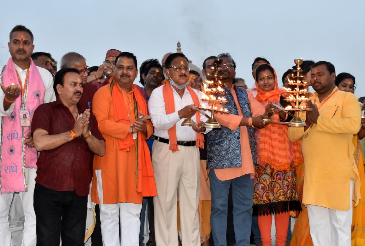 Grand Maha arati of Rapti in gorakhpur latest photos