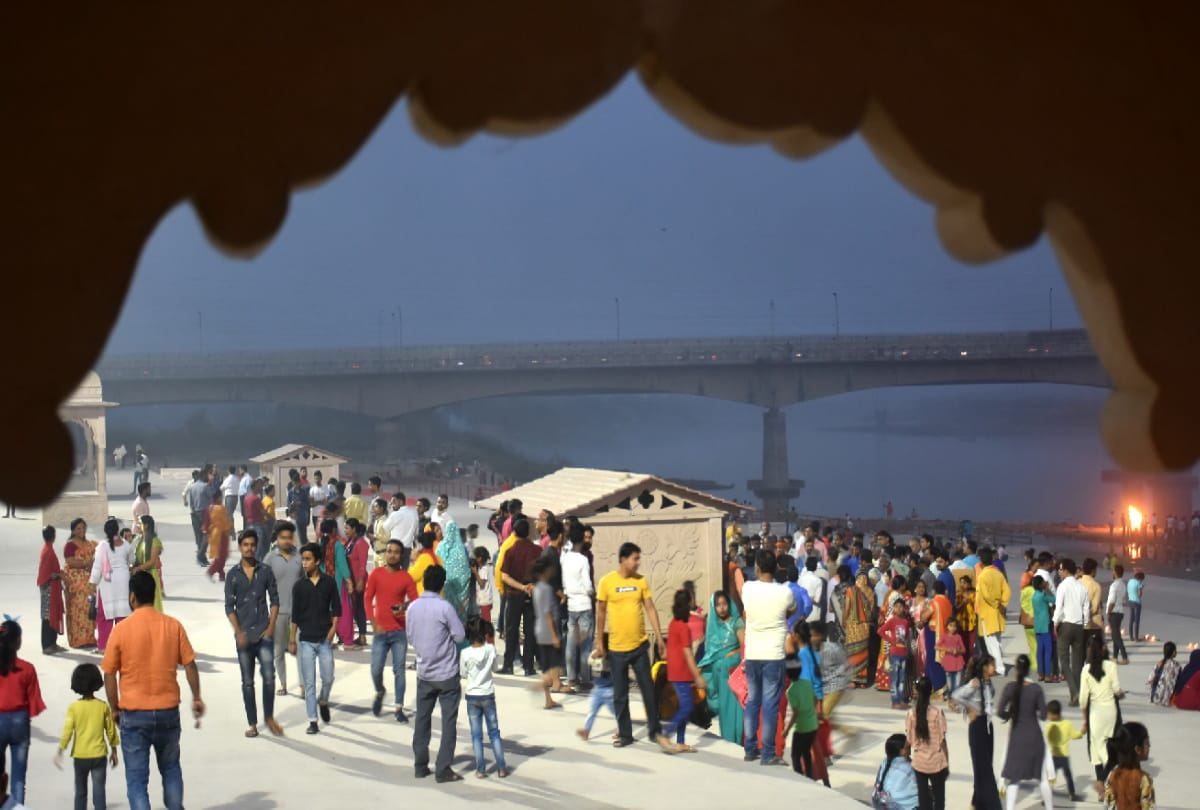 Grand Maha arati of Rapti in gorakhpur latest photos