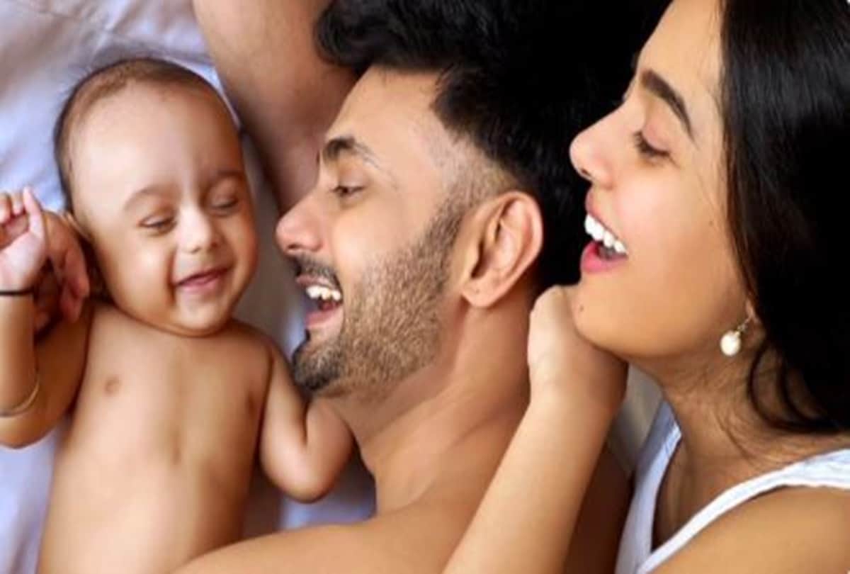 amrita rao rj anmol shares baby boy veer first photo