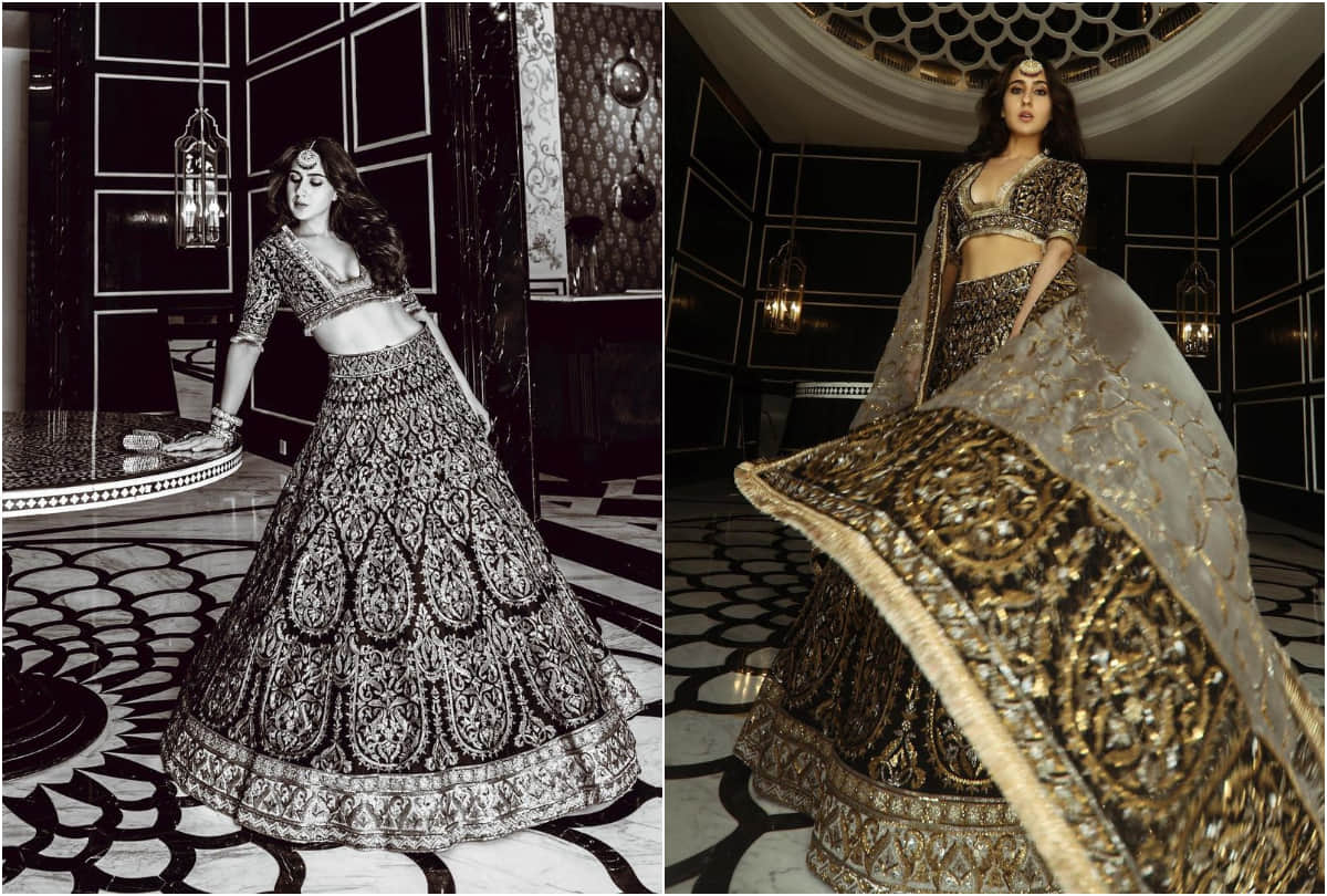 sara ali khan turns bride for manish malhotra bridal collection look royal in beautiful attire
