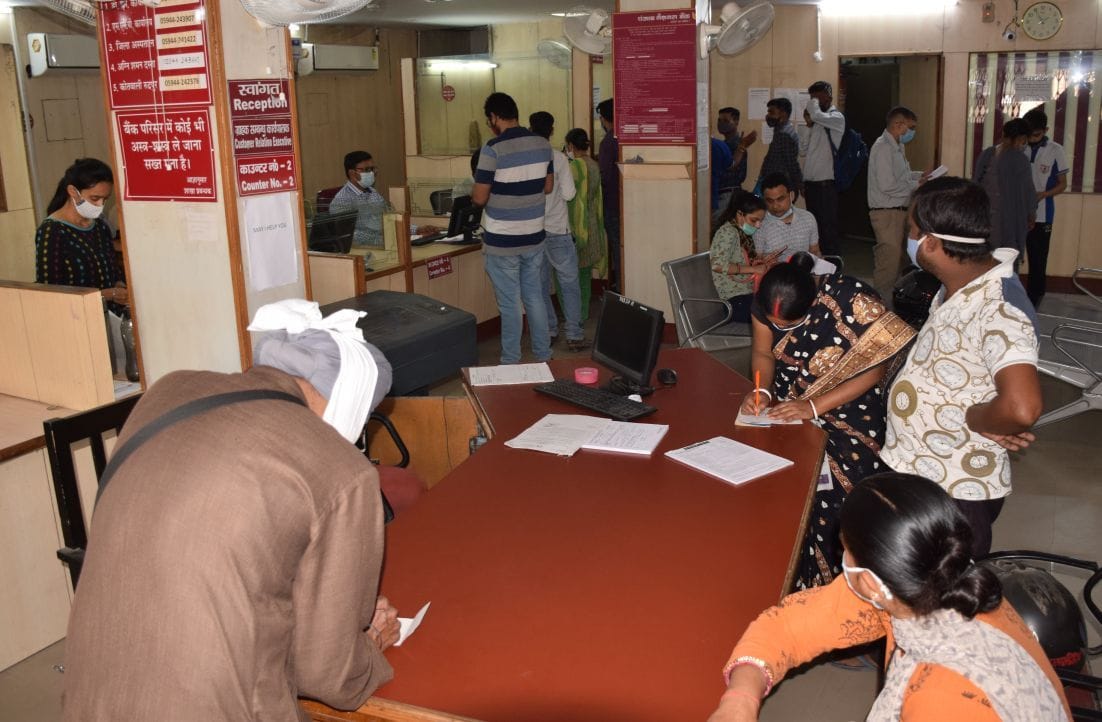 Bank opens after two Days