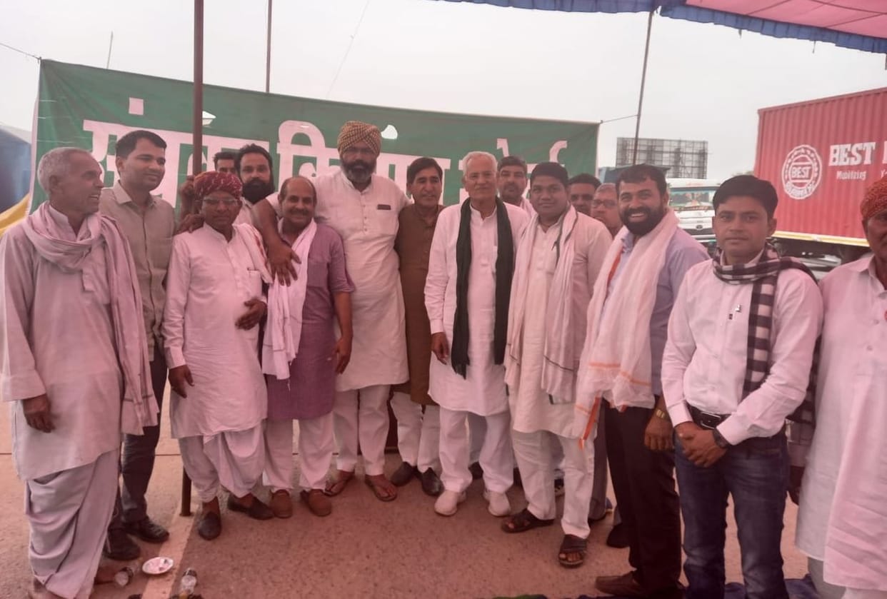 farmers protest, khera border, meeting