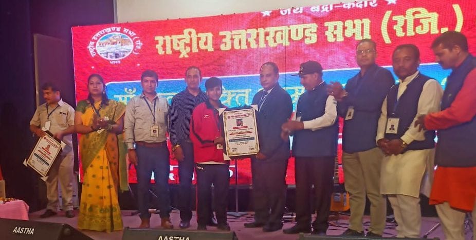 International boxer Nivedita received mother Nanda Shakti honor