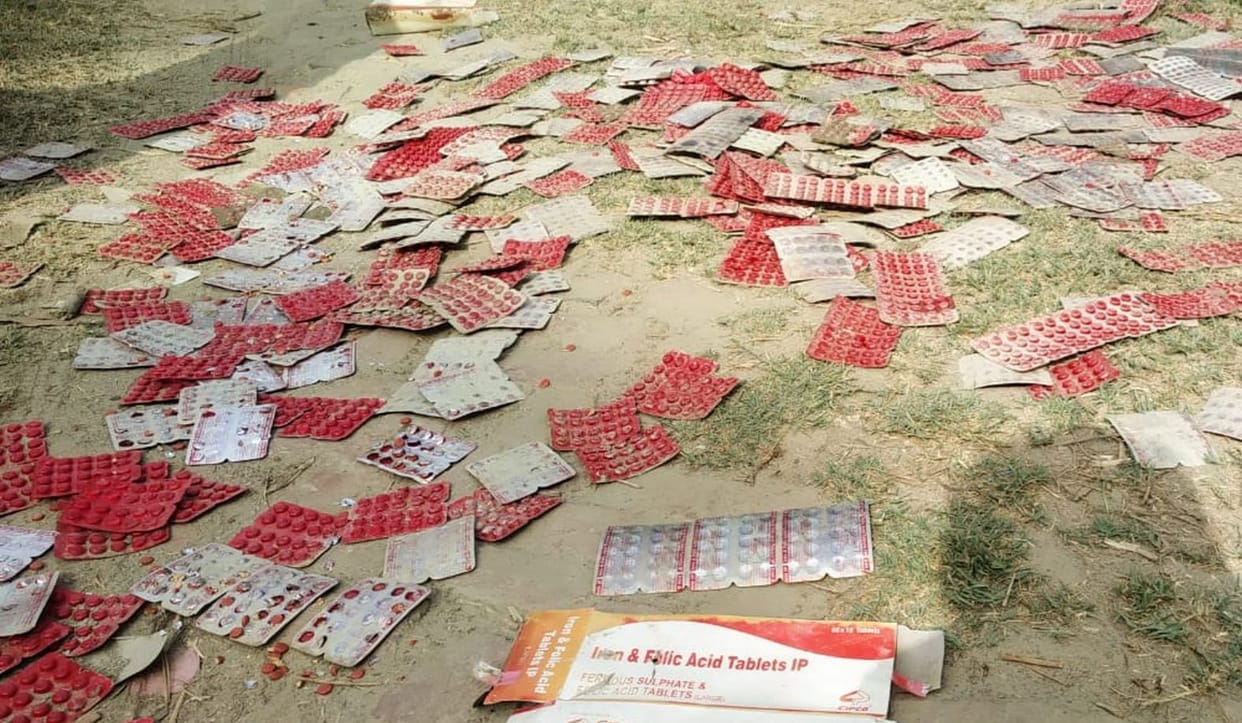 Iron bullets found on the road
