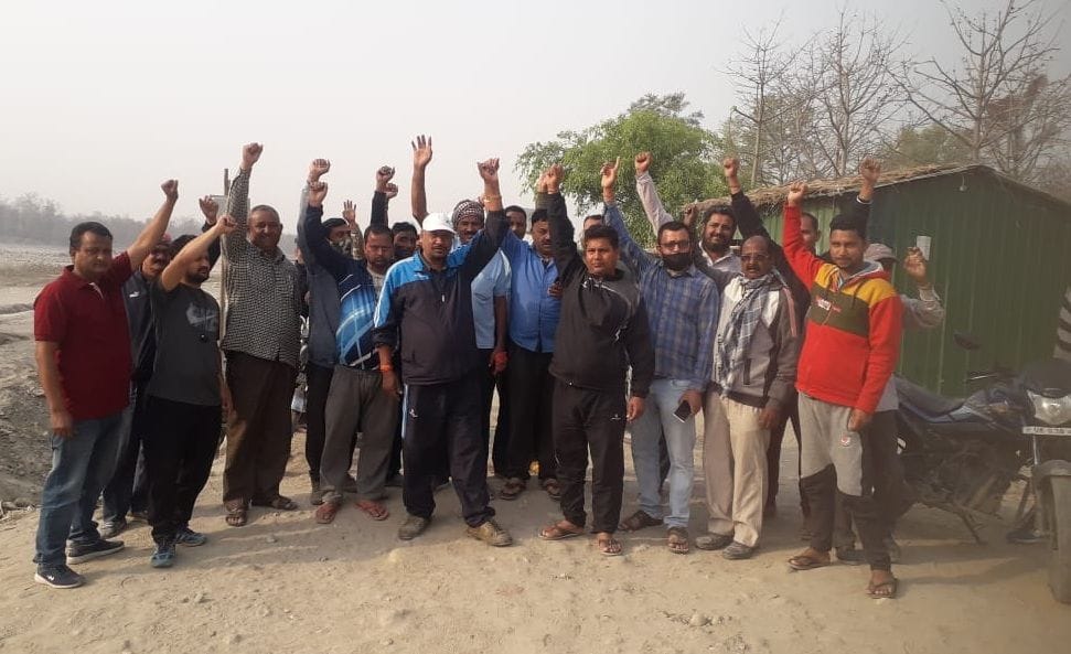 Traders stalled mineral extraction in Sharda