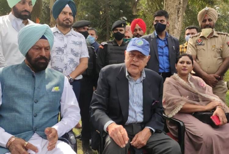 Farooq Abdullah reached Firozpur of Punjab