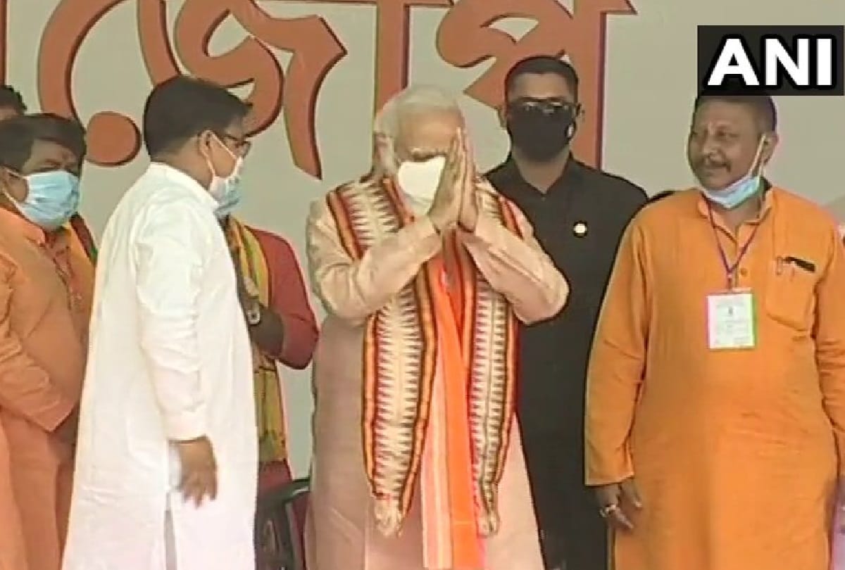 west bengal election 2021 PM modi purulia rally live updates attacks over tmc mamata banerjee and left parties