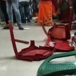 भाजपा कार्यकर्ताओं ने मालदा में पार्टी कार्यालय में की तोड़फोड़