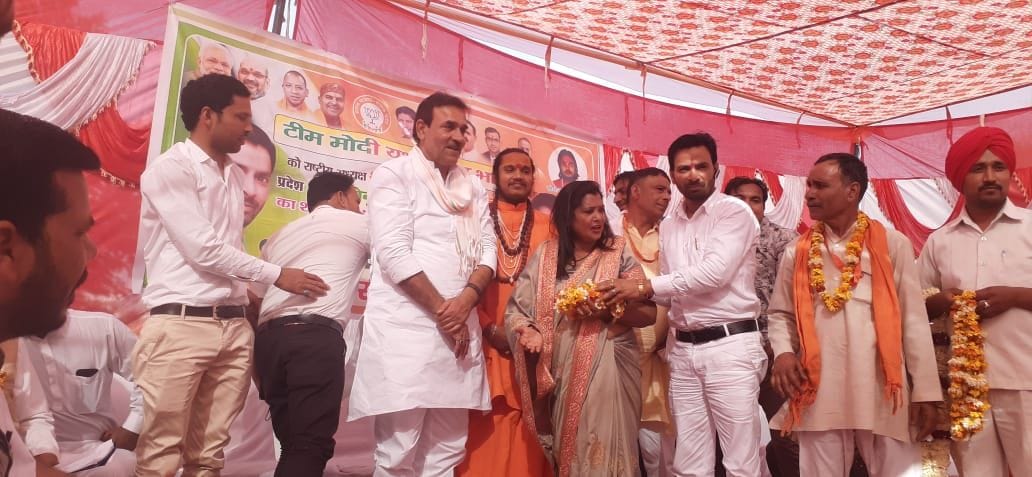 Swami Somanand Maharaj, National President of Modi Youth Brigade