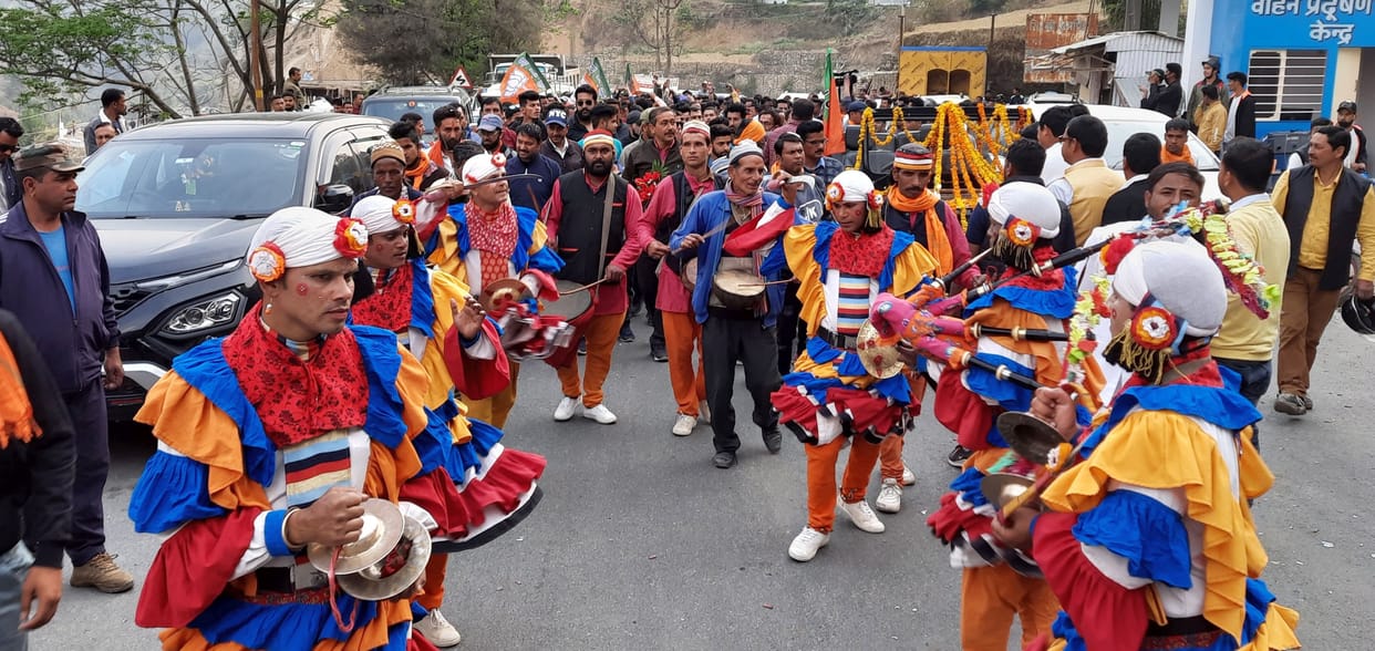 Welcome of Cabinet Minister Bishan Chufal