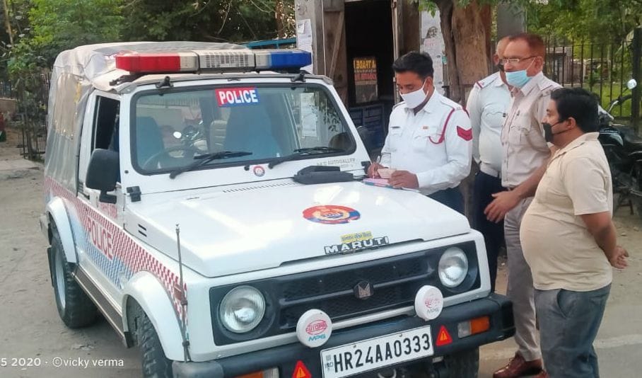 10 unshielded, 125 invoices violating traffic rules