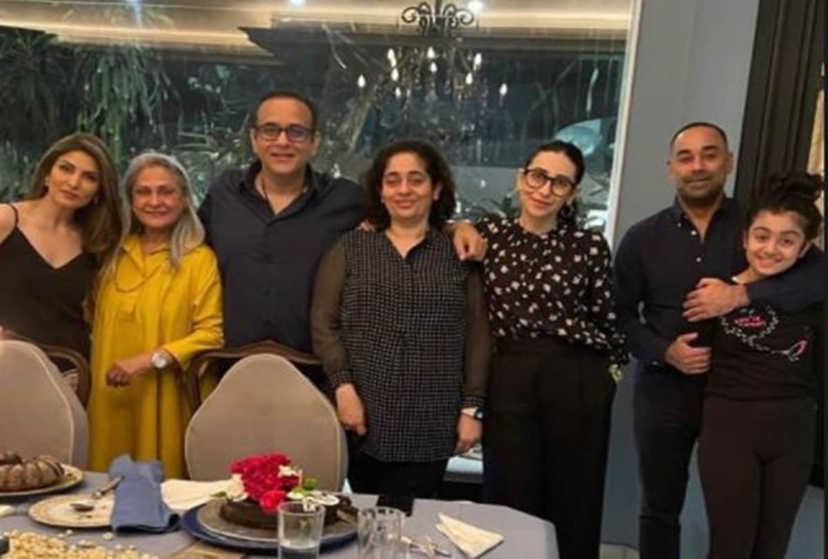 Karishma Kapoor and Jaya Bachchan come together after many years for Nikhil Nanda Birthday party photos viral