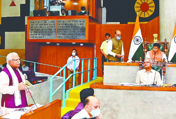 Property damage recovery bill is passed in Haryana Vidhansabha during ruckus of opposition