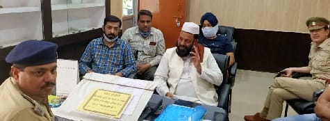 Businessmen of Qutubkhana met SP traffic, said - finish the jam