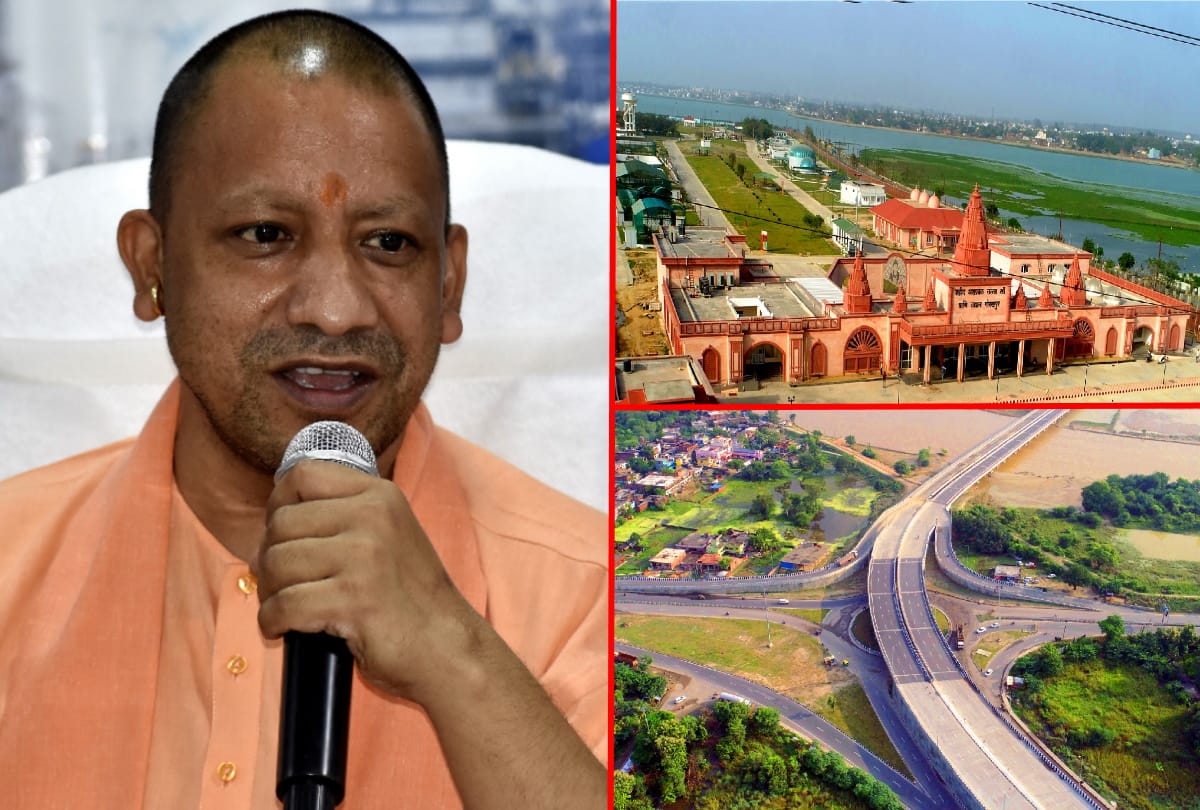 CM Yogi Adityanath development work on four year in Gorakhpur