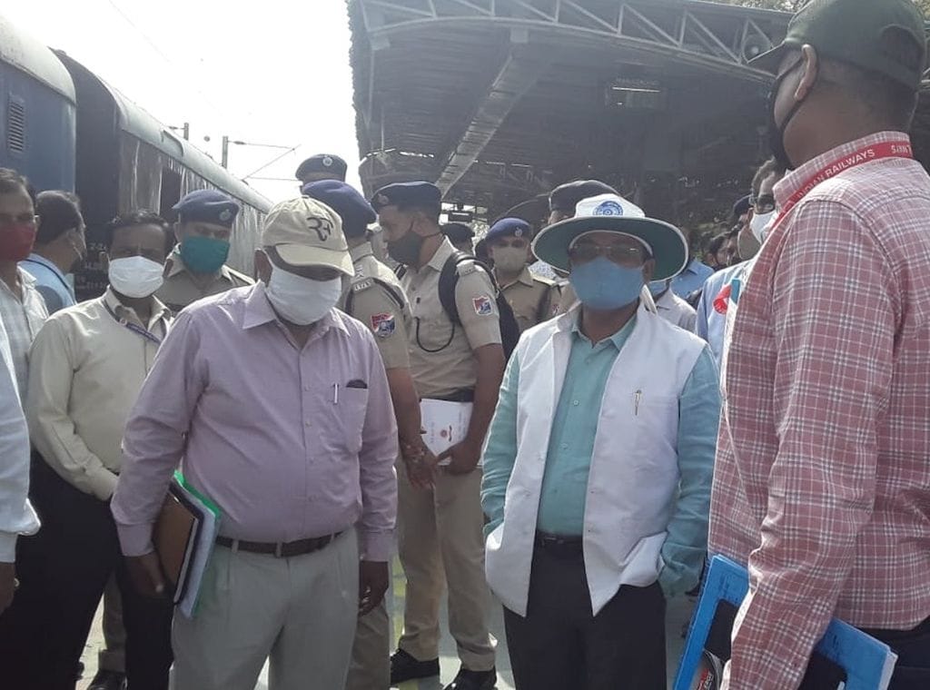 CRS inspects Udi-Bhandai electric railway line