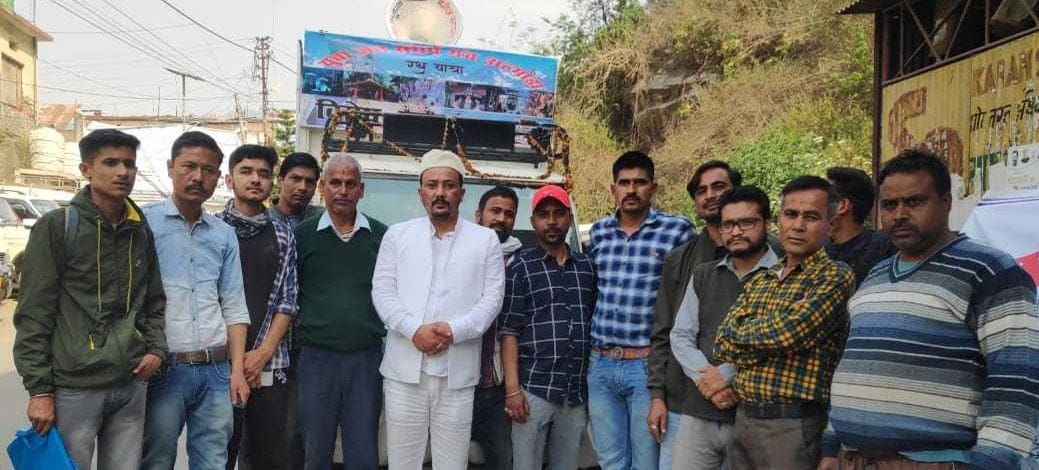 protest against gairsain mandal in bageshwar