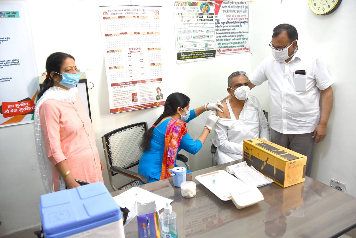 1006 elders, including MLA, got vaccination for Karona