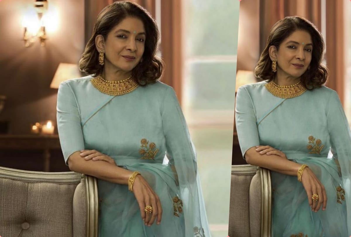 neena gupta looks super gorgeous in black top and denim shorts said aaj fir jeene ki tamanna hai