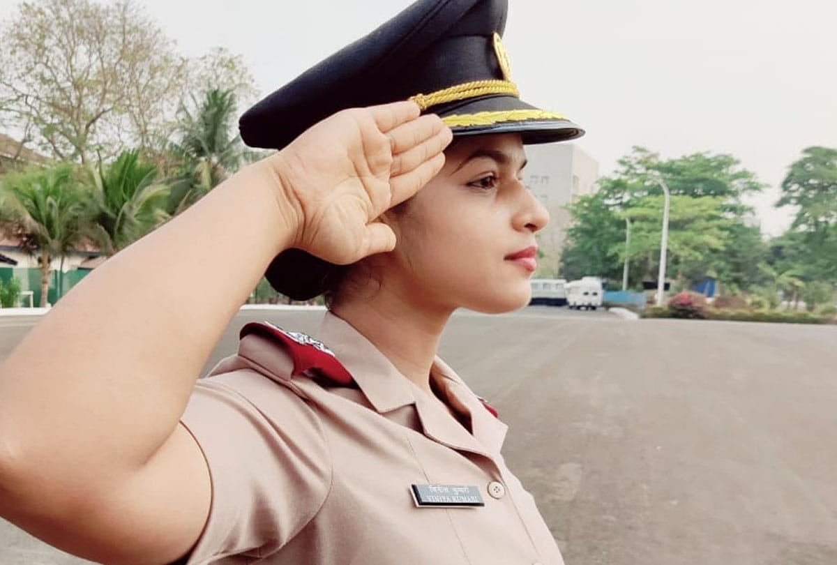 subedar daughter vinita tripathi became lieutenant in the army