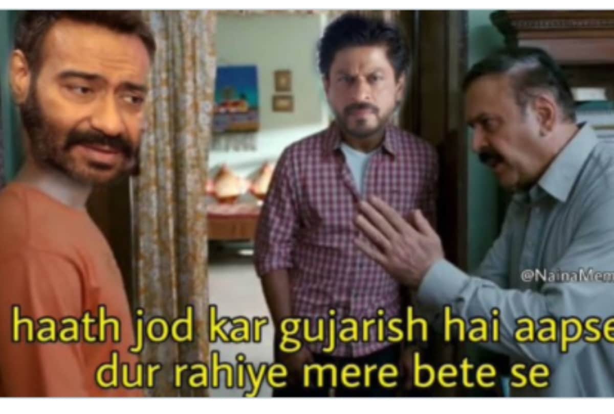 Shah Rukh Khan and Ajay Devgn coming together for new pan masala ad social media floodgate of memes