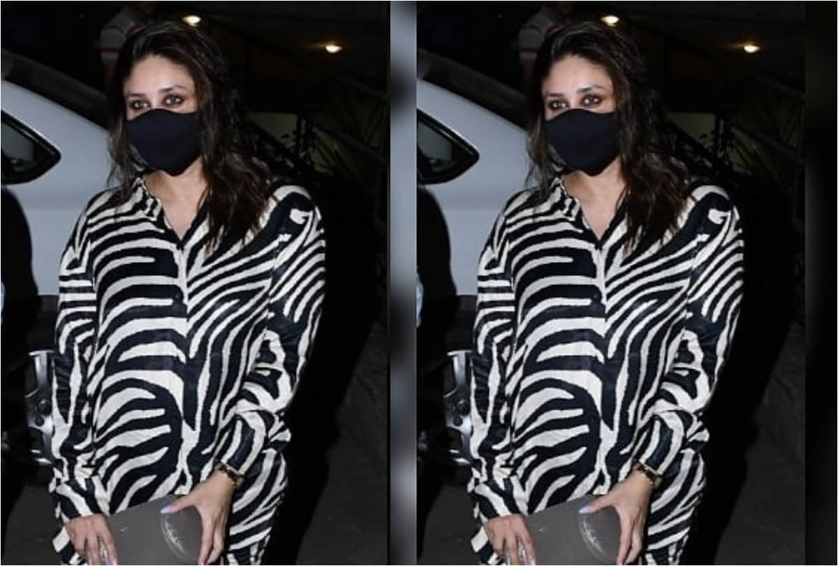 kareena kapoor met karan johar with amrita arora wear zebra print co ord