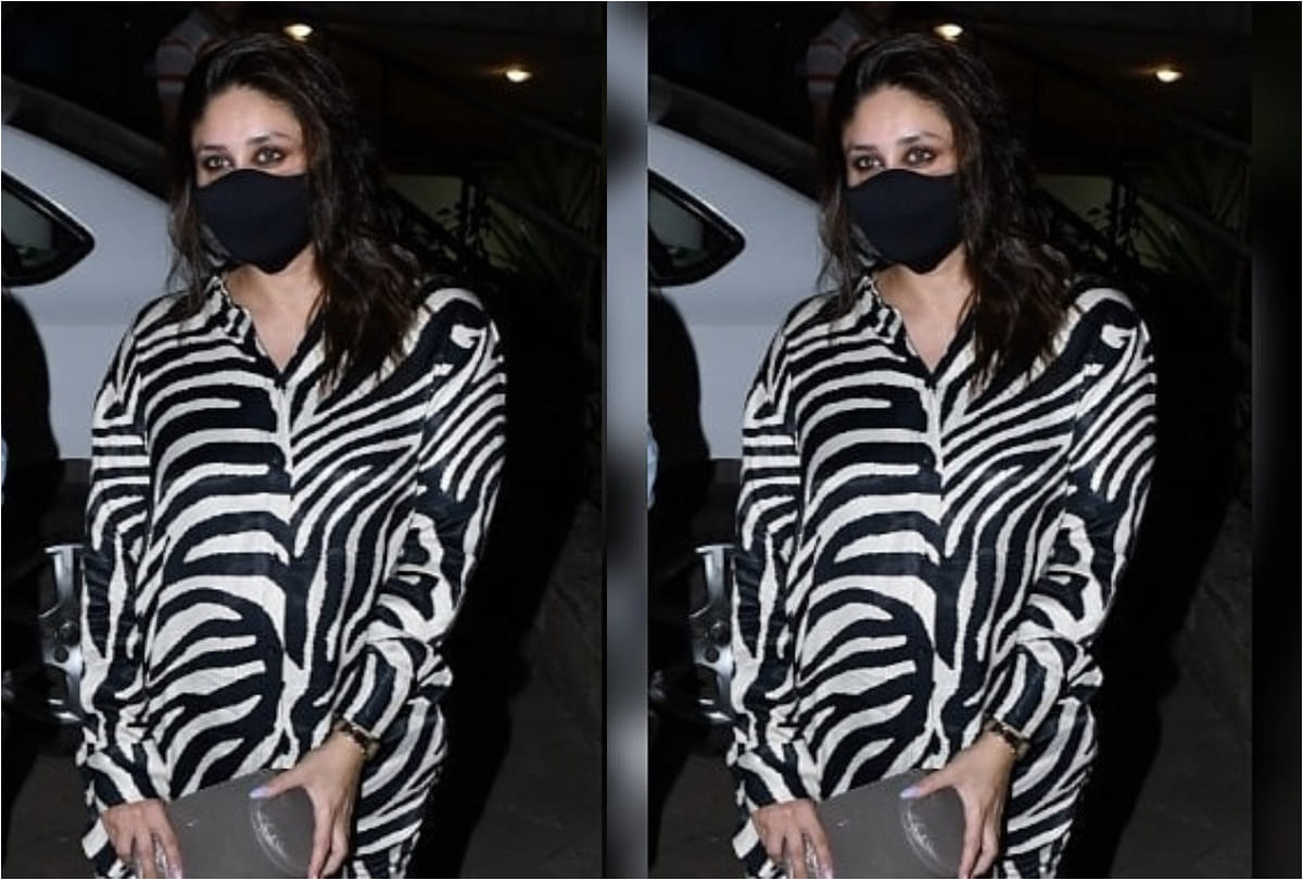 kareena kapoor met karan johar with amrita arora wear zebra print co ord