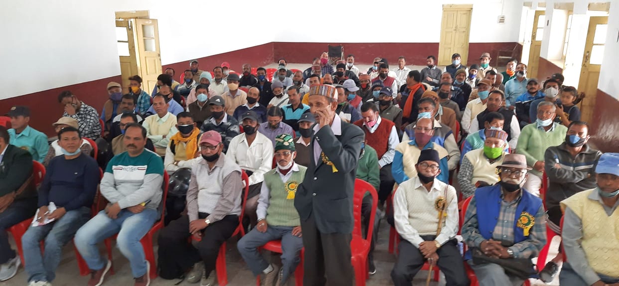 Demand of OROP in Pithauragarh