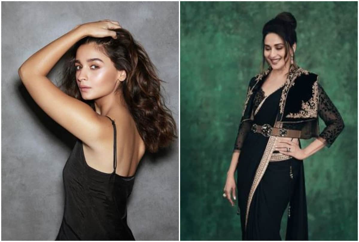 Alia Bhatt to Madhuri Dixit these 5 actresses romanced with old actors in films