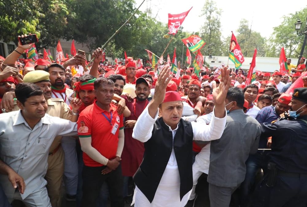 Uttar Pradesh Assembly election 2022: Cycle yatra ends in Lucknow.
